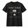 Espresso Martini T-Shirt | Tini Time Cocktail Recipe Graphic | Premium Cotton Blend | Gift for Coffee & Cocktail Lovers