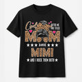 Mom and Mimi T-Shirt | Leopard Print Graphic Design | 100% Premium Cotton | Mother's Day 2026 Gift for Grandma and Mom