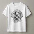 Goldendoodle T-Shirt | Minimalist Doodle Dog Portrait | Premium 100% Cotton Tee | Cute Pet Lover Gift for Men and Women