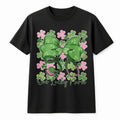 One Lucky Nurse St Patrick's Day T-Shirt | Shamrock Stethoscope Bow Graphic | 100% Cotton Premium Tee | RN Gift for Her