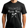 Nurse Mom Shirt | Cute Medical Icons & Bow Graphic | Premium Comfort Colors Cotton | Mother's Day Gift for School Nurse