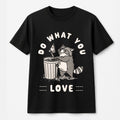 Funny Raccoon T-Shirt | Trash Panda Pizza Graphic | Premium 100% Cotton Tee | Cute Animal Meme Gift for Raccoon Lovers