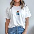 Melting Ice Candle T-Shirt | Minimalist Graphic Art Tee | Premium 100% Cotton | Artistic Casual Wear for Men and Women