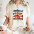 Trout Fish T-Shirt | Vintage Fly Fishing Graphic Design | Premium 100% Cotton Tee | Gift for Anglers and Nature Lovers